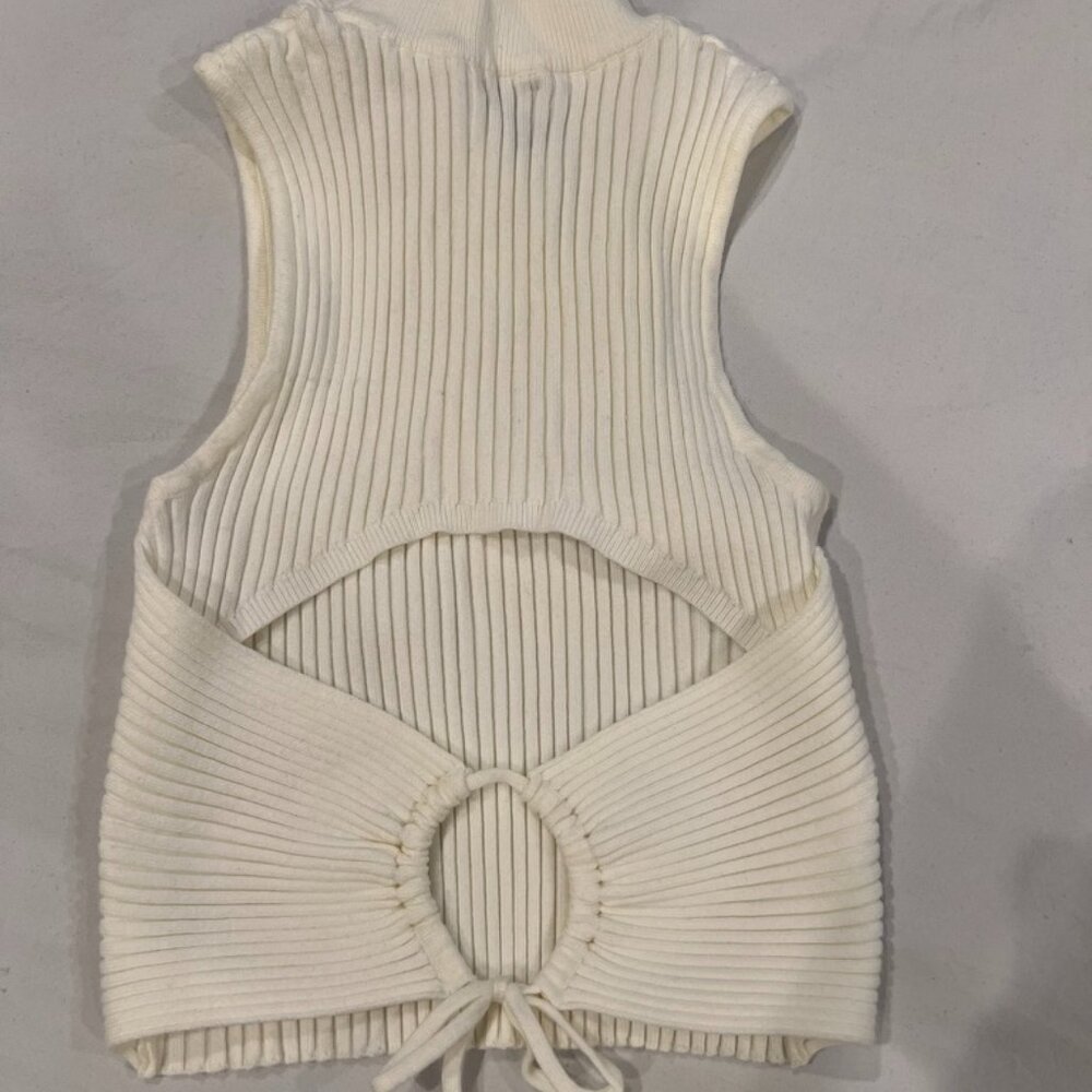 Princess Polly Knit Tank in Cream